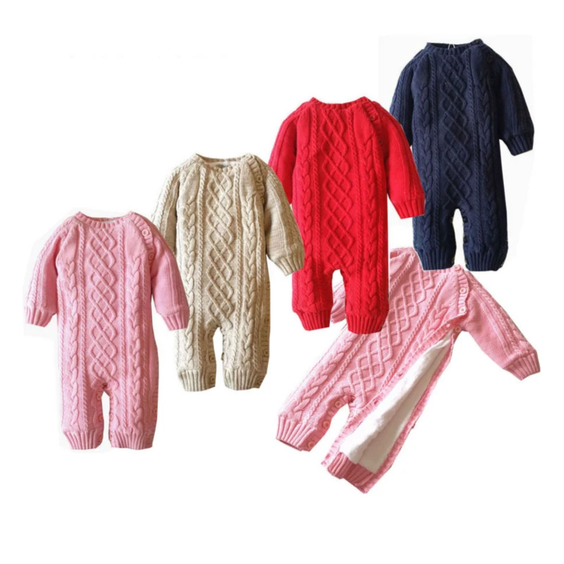 Raptop Toddler Xmas Deer Unisex Baby girl boy Button-up Cotton Sweater Christmas Knitted Cardigan Warm Thick Coat Clothes