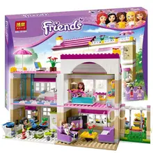 695pcs Girls Friends 10164 Original Box Gift Set City Olivia House Doll Building Brick Minifigure Toy Gift Compatible With Lego