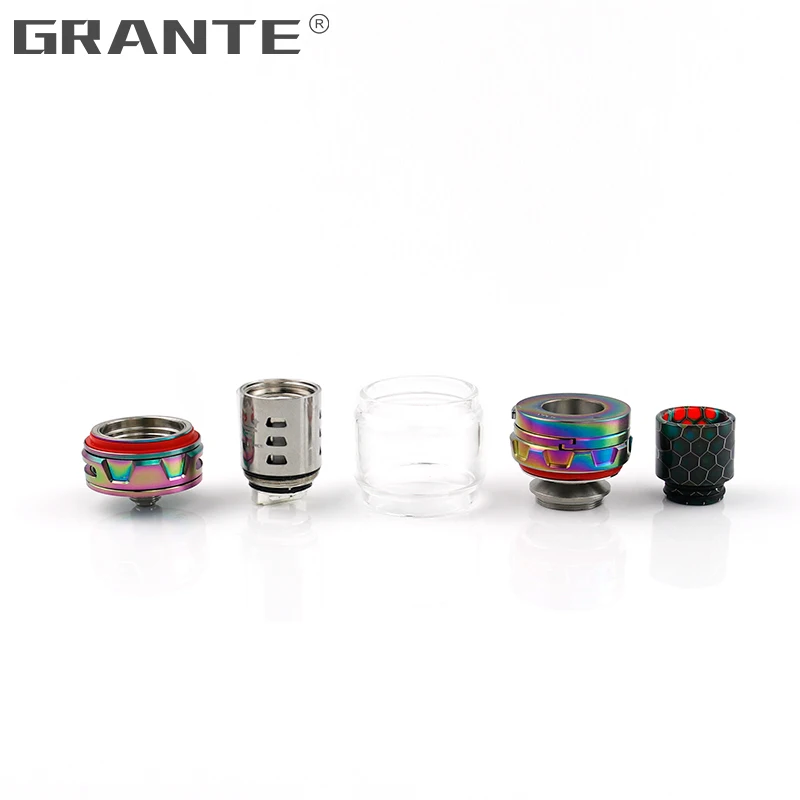Grante TFV12 Prince Atomizer With 810 Drip Tip 8ml Top Filling 510 Atomizer TFV12 Prince Dual Coil Vape Vaporizer Tank Grante TFV12 Prince Atomizer With 810 Drip Tip 8ml Top Filling 510 Atomizer TFV12 Prince Dual Coil Vape Vaporizer Tank