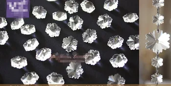 

DIY snow bead curtain partition beads material wholesale crystal lamp accessories pendant 30mm