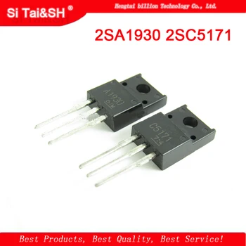 

10PCS ( 5PCS 2SA1930 + 5PCS 2SC5171 ) A1930 TO-220 C5171 TO220 Original and new