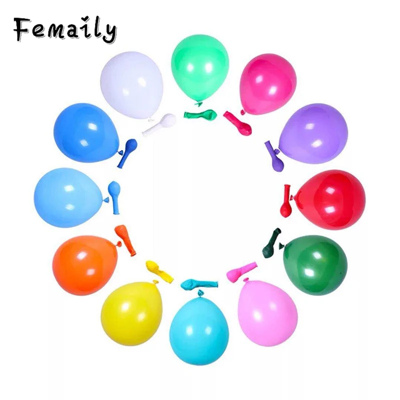 200 шт. 5 дюймов 1,2 г воздушные шары надувные свадебные украшения на день рождения Детские воздушные шары для дня рождения поплавок латексные шары круглый шар