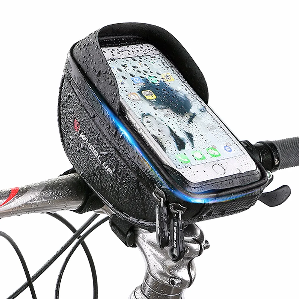 Nosii водонепроницаемый велосипедный чехол для телефона сумка для хранения сенсорного экрана с молнией установка на руль для езды на велосипеде