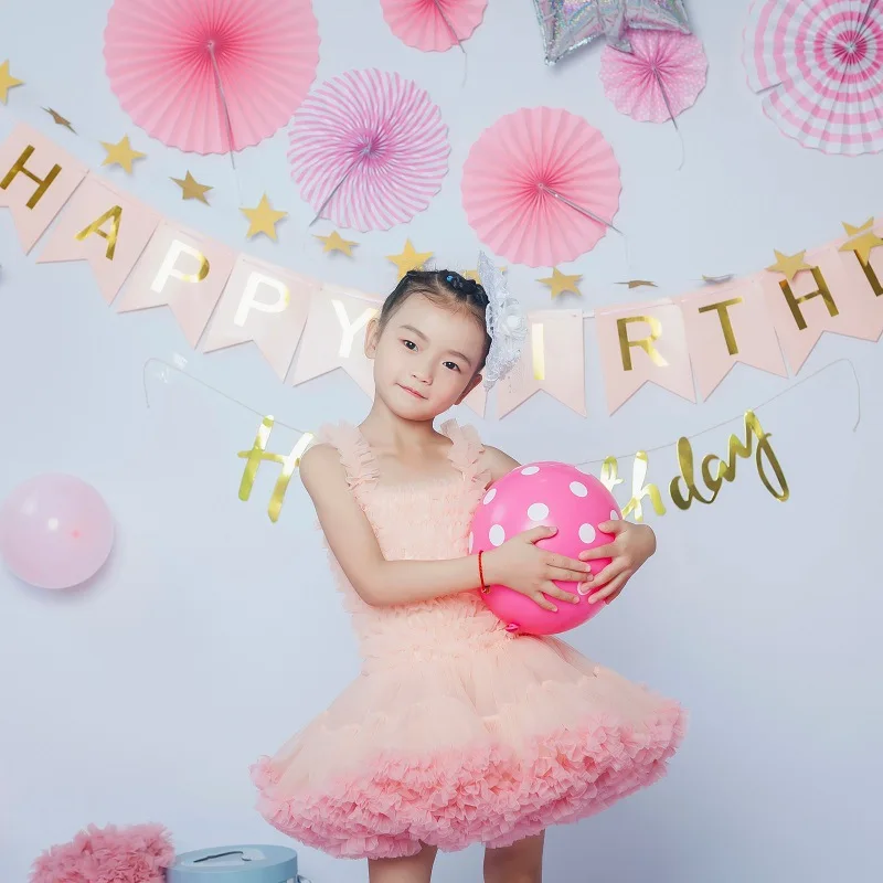 

children's birthday dress girl princess dress tutu dress super soft dress