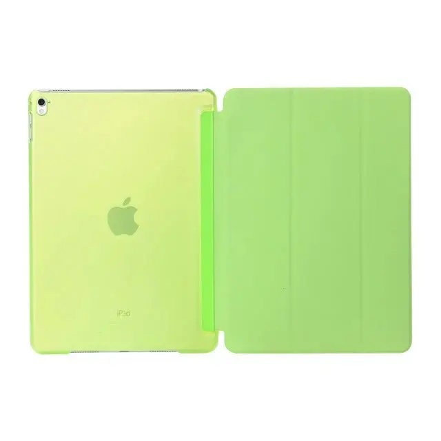 Чехол для Apple iPad Pro 9,7 дюйма для iPad Air 2 чехла. ZAIWJ умный спальный ультра тонкий чехол из искусственной кожи с магнитом для сна - Цвет: green L 67