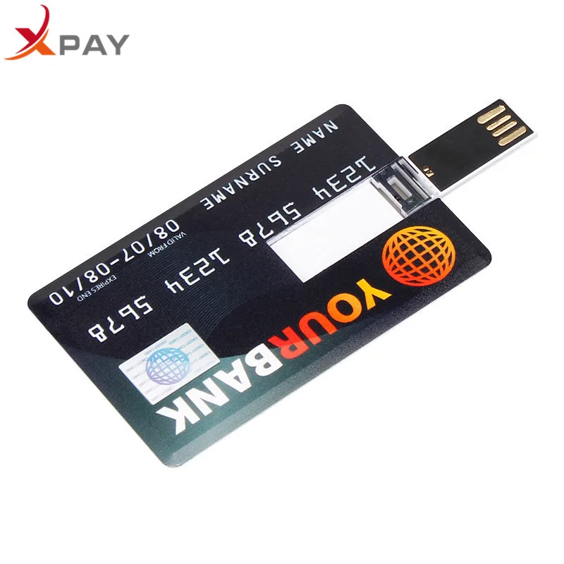 

Wholesale Credit Card USB Flash 128GB USB 2.0 flash stick 32GB Pendrive memory stick 64GB real capacity 4GB 8GB 16GB free LOGO