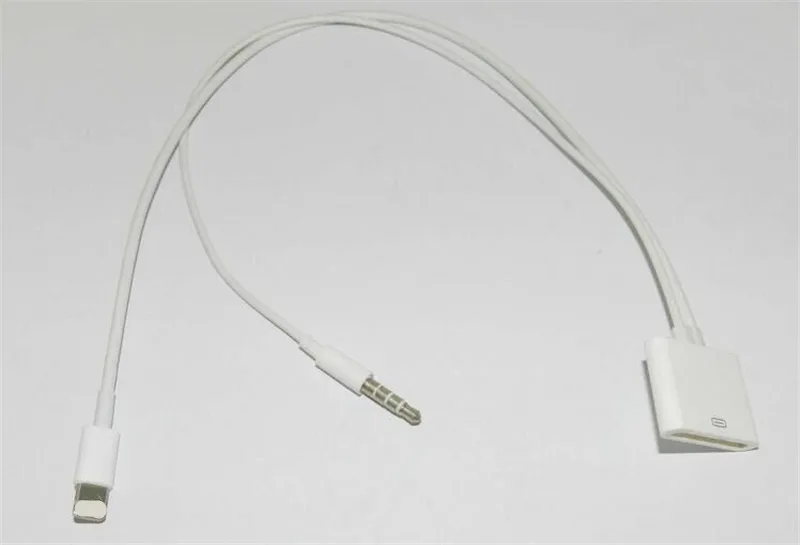 5PCS 8 Pin To 30 Pin Dock 3.5mm ihome Audio Charger Adapter Converter