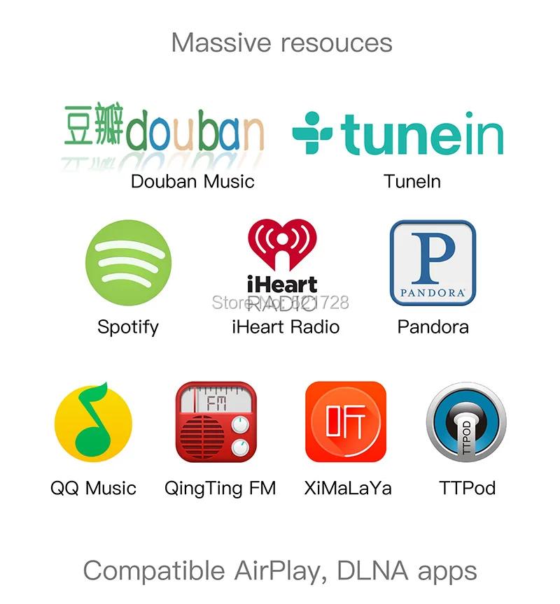 ACEMAX M5 Audiocast Airplay DLNA музыкальный радиоприемник передатчик iOS Android Поддержка Airmusic wifi Аудио передатчик soundmate