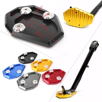 

Motorbike Side Kickstand Stand Extension Plate Pad For Yamaha FZ6-S2 ABS 04-09/XJR/ABS 09-15/MT-07/MT-03 Motorycycle Accessories