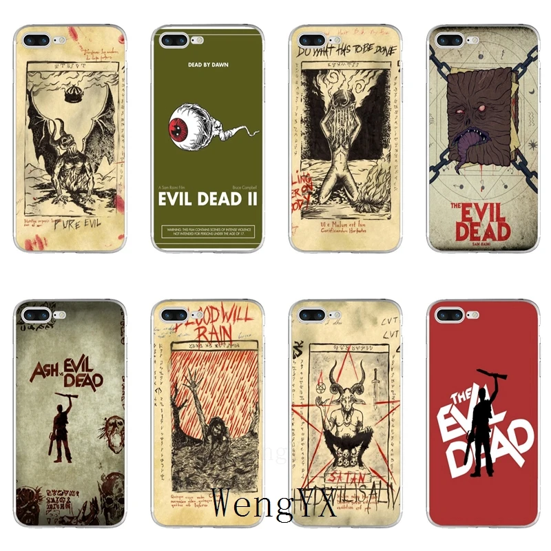 

art Evil Dead Book poster Slim silicone TPU Soft phone case For Huawei Honor 4C 5A 5X 5C 6 Play 6X 6A 6C pro 7X 8 9 Lite V8 V10