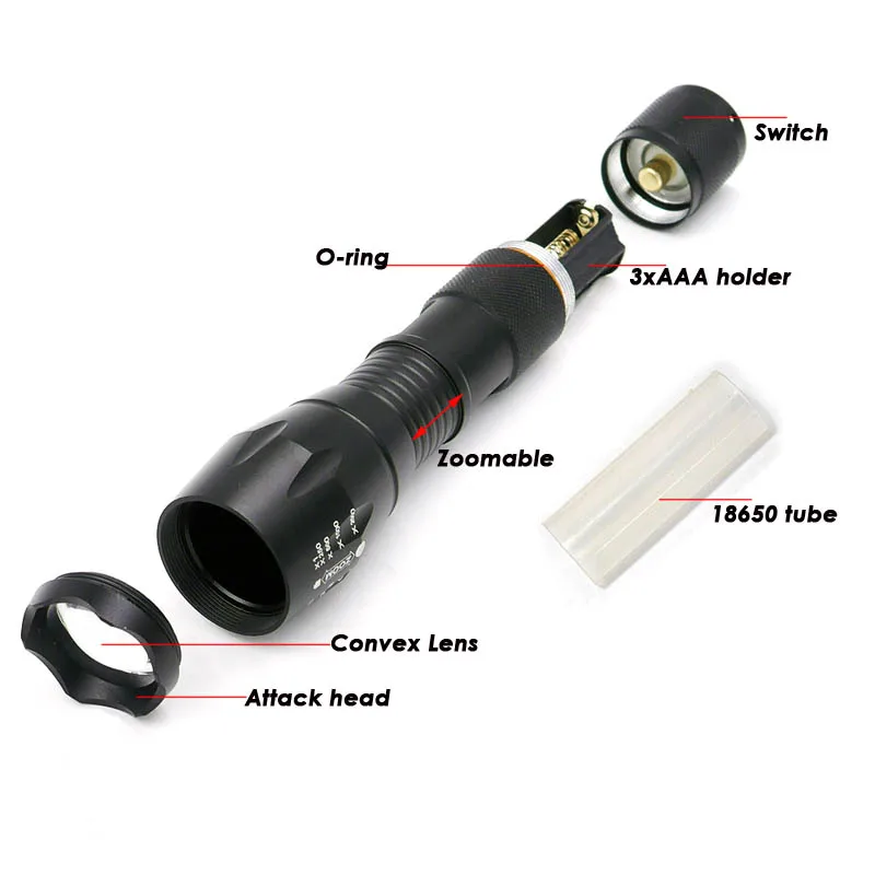 A100 led flashlight (2)