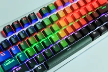 NEW ARRIVAL 108 Keys Keycaps Thickening PBT Double Shot Backlight Rainbow Keycap For Cherry MX Switch Mechanical Keyboard