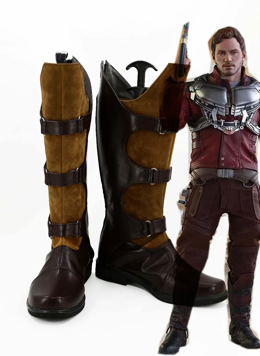 

Guardians of the Galaxy Star Lord Peter Jason Quill Cosplay Shoes Boots Custom-Made Halloween Carnival Shoes