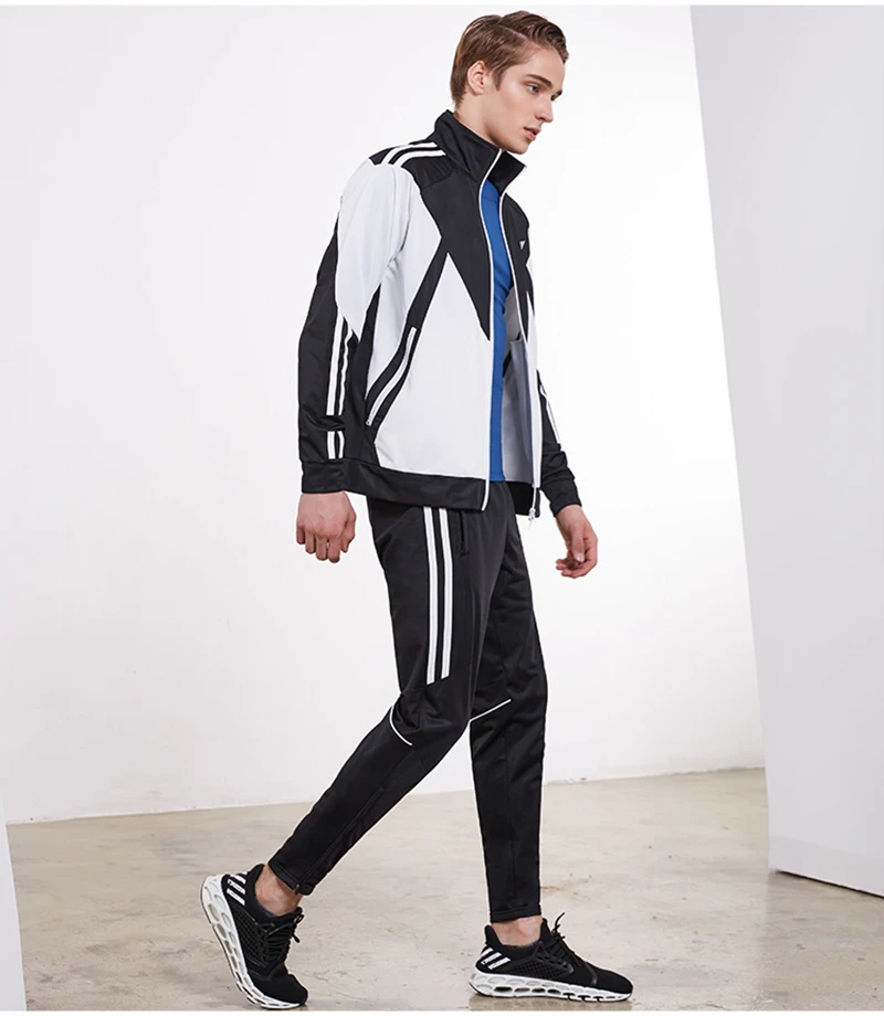 Vansydical спортивные куртки осень зима мужские беговые с длинным рукавом на молнии ветрозащитная спортивная одежда уличные топы для фитнес-тренировки