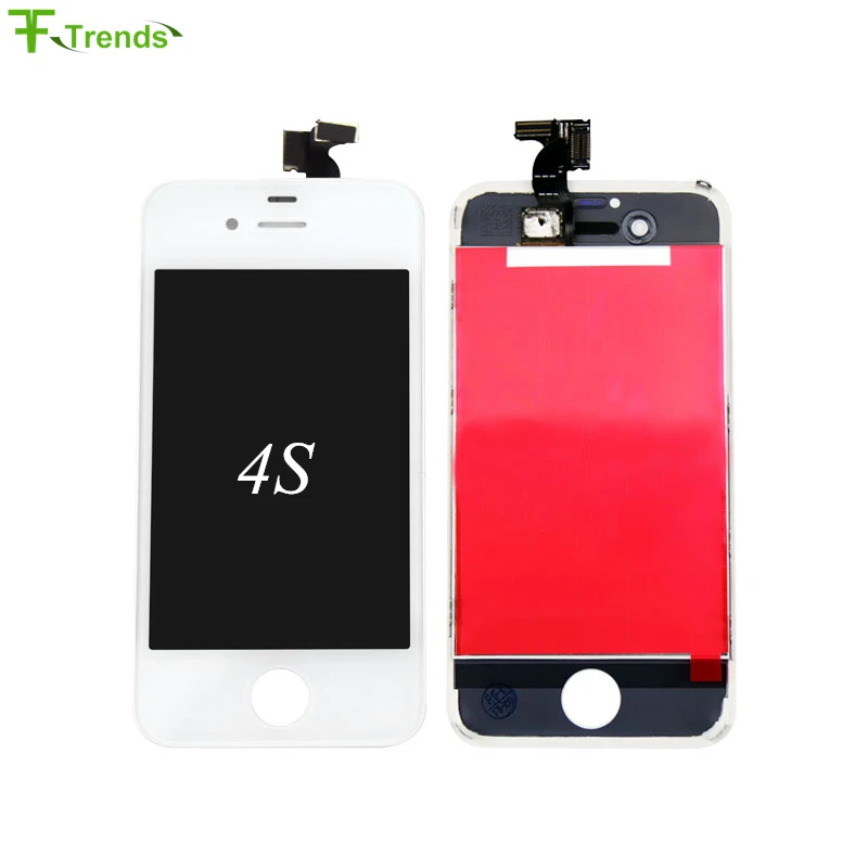 

FFtrends 10PCS AAA No Dead Pixel Display Screen For iPhone 4 4S LCD Ecran Replacement touch Digitizer Replacement Assembly