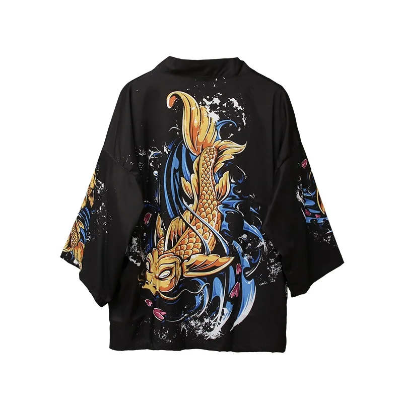 Японское кимоно для мужчин 2019 Yukata Haori каратэ мужской кардиган костюм самурая