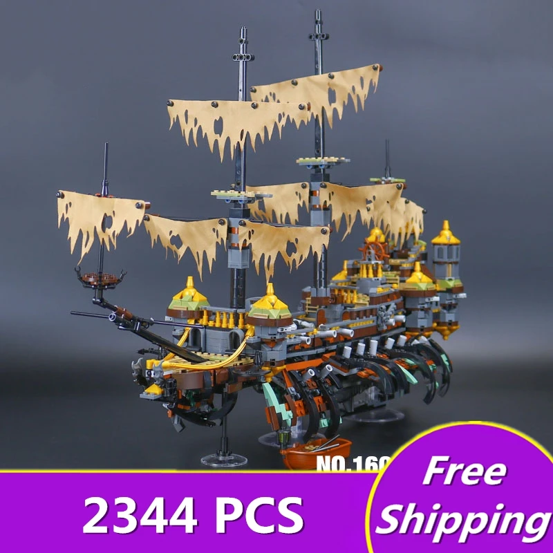 

legone 16042 2344PcsNew Pirate Ship Series The Slient Mary Set Children Educational Building Blocks Bricks Toys Model Gift 71042