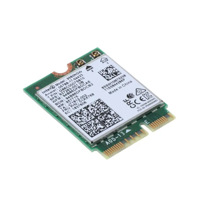 1730 м Intel 9560NGW Беспроводная AC NGFF M.2 CNVio Двухдиапазонная Bluetooth 5 0 Wifi карта | Отзывы и видеообзор -32951162330