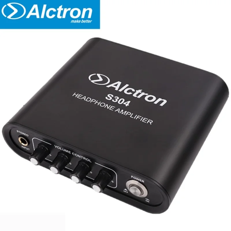 Alctron S304 4-канальный усилитель для наушников Портативный профессиональной студии звукозаписи четыре канала независимо наушников компонентов