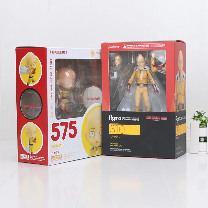 

Anime ONE PUNCH MAN Figure Saitama Figma 310 Nendoroid 575 PVC Action Figure Collectible Model Toy 10cm/15cm
