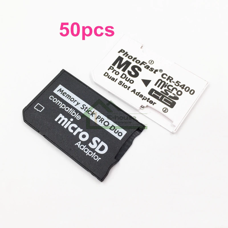 50ピース ロット シングルおよびデュアルスロットカードリーダーnewマイクロsd Sdhc Tf Msメモリースティックproデュオリーダーpspカードアダプタ Tf Card Reader Reader Offerstf Avi Aliexpress
