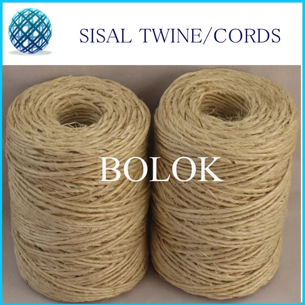 

Natural color sisal twine string (dia.: 1.5mm, 1 ply twisted) (20PCS/LOT) 80m/spool used in cat wholesales