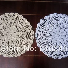 35 см X 35 см ручное вязание крючком Doliy коврик для стола, хлопок серовато-бежевая салфетка, коврик для стола, подставка, 10 шт./партия