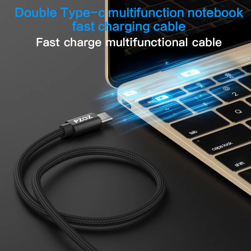 PZOZ кабель Usb Type C к 3a для Macbook USB Male PD быстрое зарядное устройство Usbc Samsung Galaxy
