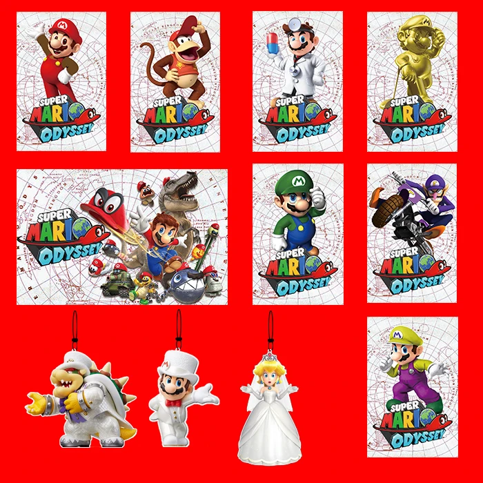 NFC Amiibo карты печати карты для Супер Марио Odyssey-10PCS