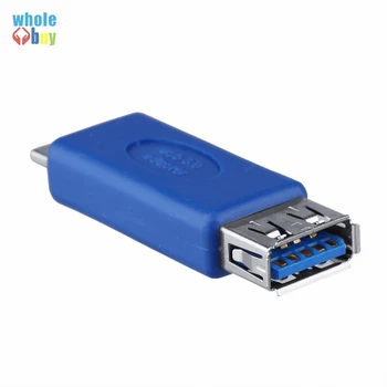 

300pcs/lot Blue Standard USB 3.0 USB3.0 Micro B Male To Type A Female MicroB/AF Adapter Convertor with OTG Function Note3 OTG