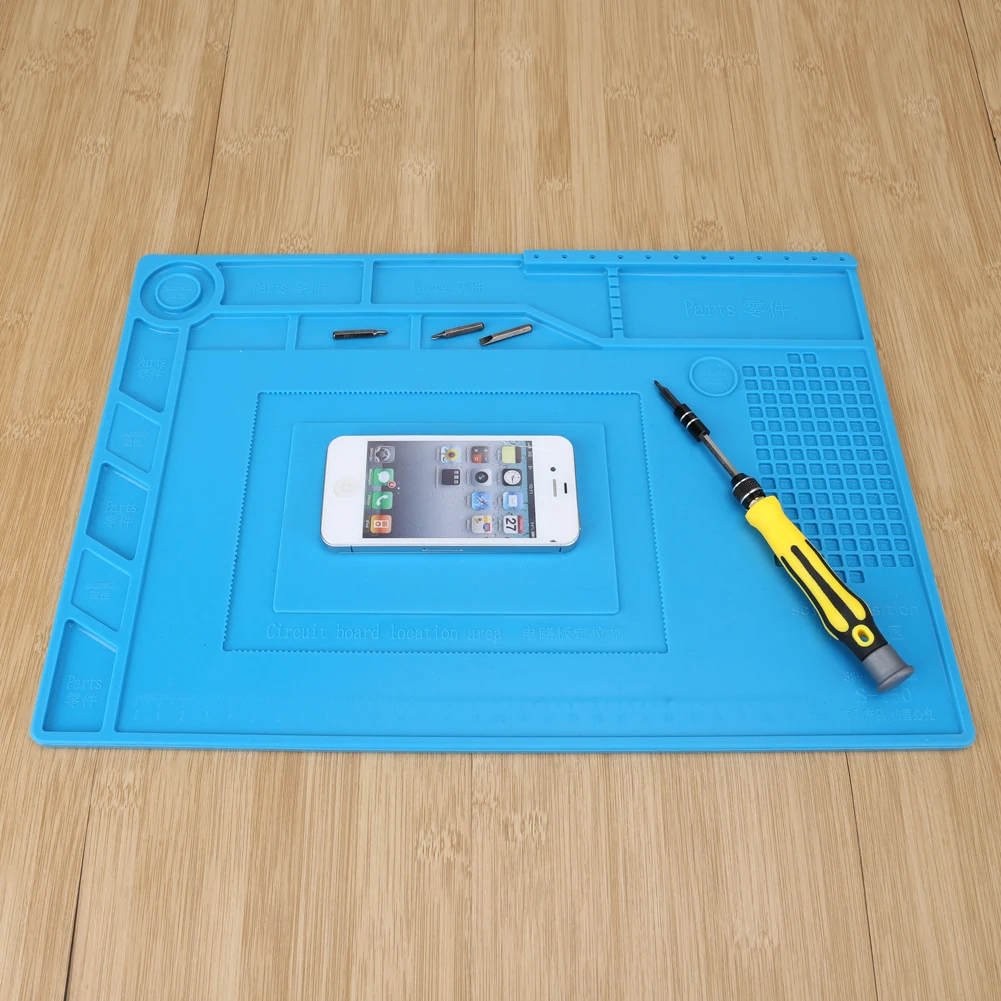 

Heat Insulation Maintenance Electronic Repair Mat Silicone Repairing Pad Platform Electronic Repair Tool Desk Mat Pad For Phone