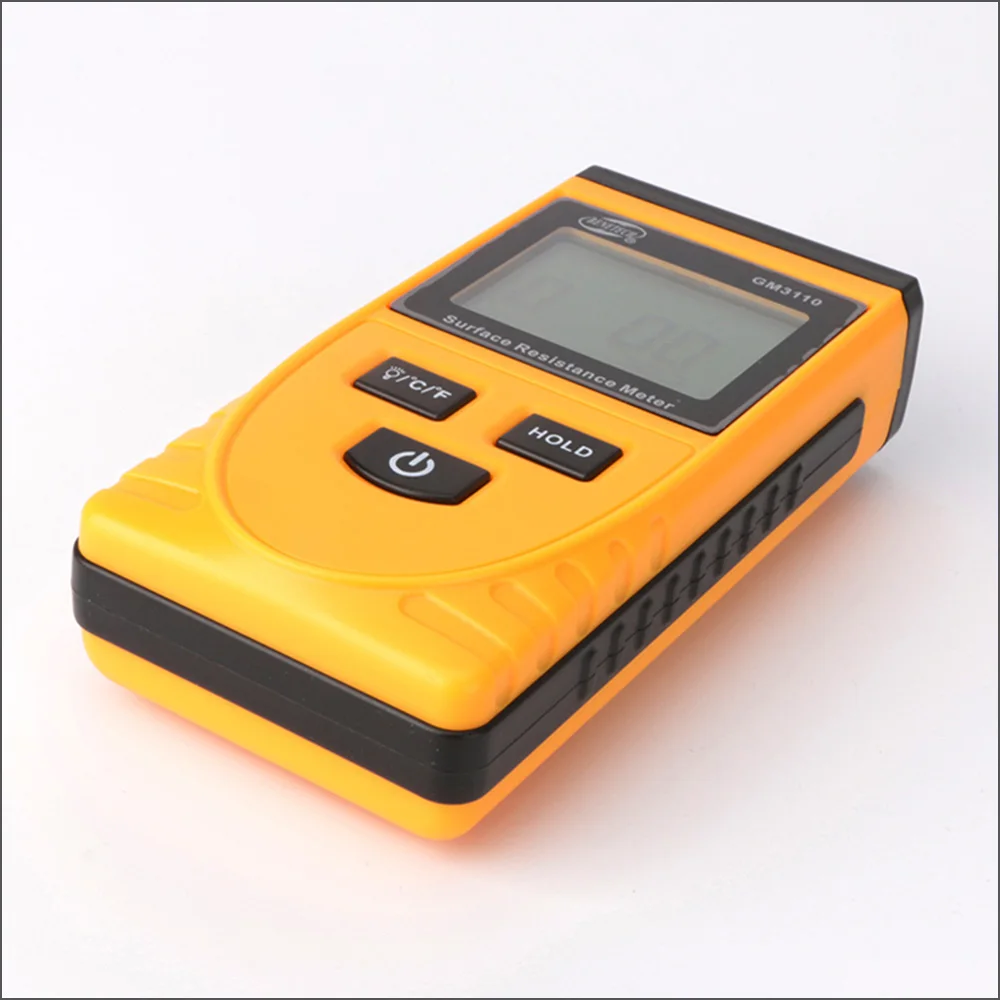 US $20.35 BENETECH Surface Resistance Meter Handheld Earth Resistance Meter Measuring Instrument Static Detector GM3110