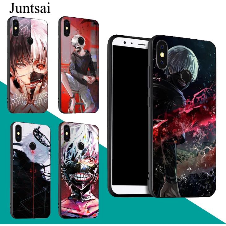 Kaneki Ken Tokyo Ghoul Re Case For Redmi Note 9 Pro 9s 8t 8 Pro 9a 9c For Mi 9 9t Note 10 Lite For Poco X3 Couqe Phone Case Covers Aliexpress