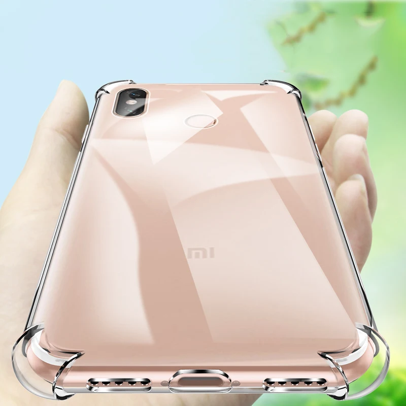 Bakeey ударопрочный прозрачный мягкий ТПУ защитный чехол для Xiaomi Mi Max 3 |