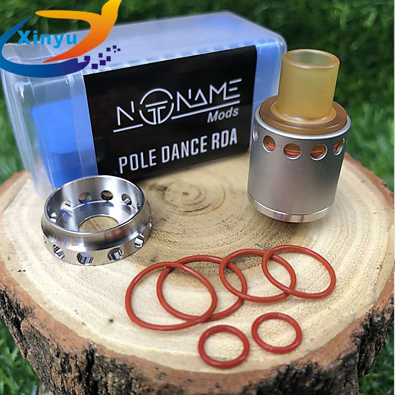 

Pole Dance RDA Mini Snorkel Atomizer Air Flow Air In Bottom RDA 316 stainless steel 18mm Tank For 510 thread Vaporizer vapes mod