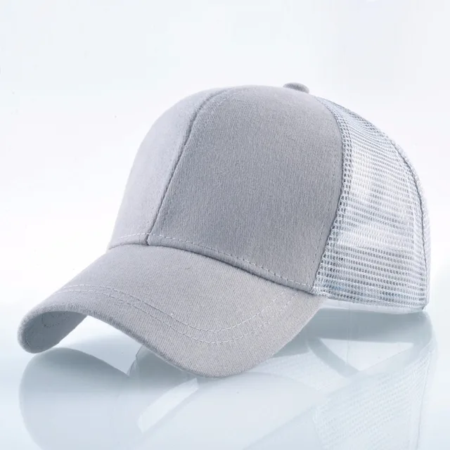 2018 New Fashion Ponytail Baseball Cap Women Summer Mesh Snapback Hats Female Messy Bun Black Hat Casual Cotton Bone Casquette