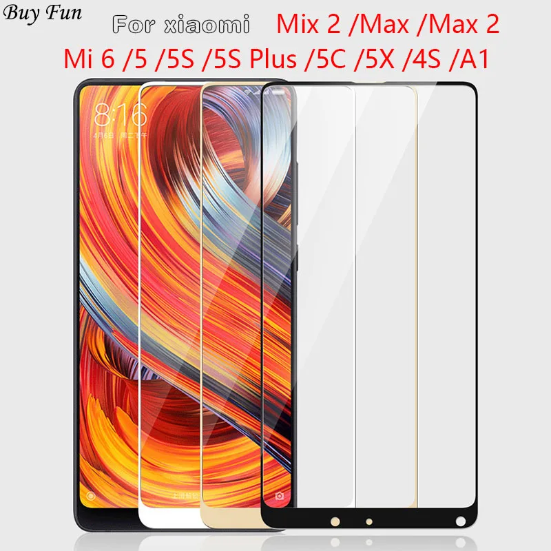 

Xaomi redmi 4x 4a note 4x Tempered Glass For Xiaomi Mi Mi6 Mi5 Mix 2 A1 5S Plus 5C 5X Screen Protector xaomi xiami Film glas
