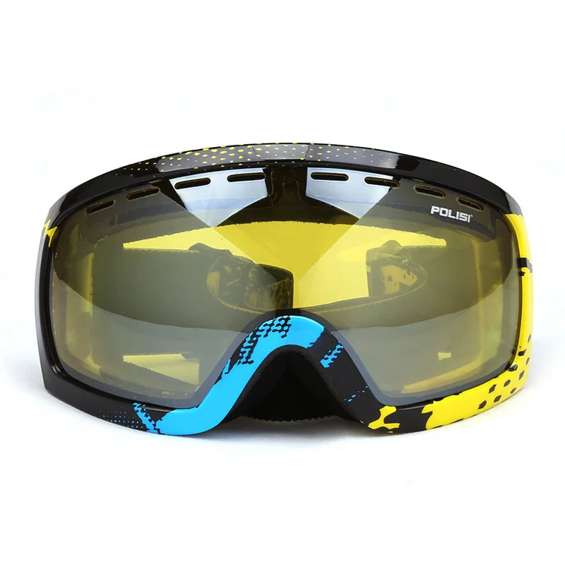 J18/17 Patterns Ski Goggles Anti UV Glasses Snowboard Mask Mountain