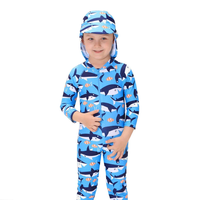 Dollplus One Piece Toddler Boy Kids Swimwear 2019 Summer Baby Boys