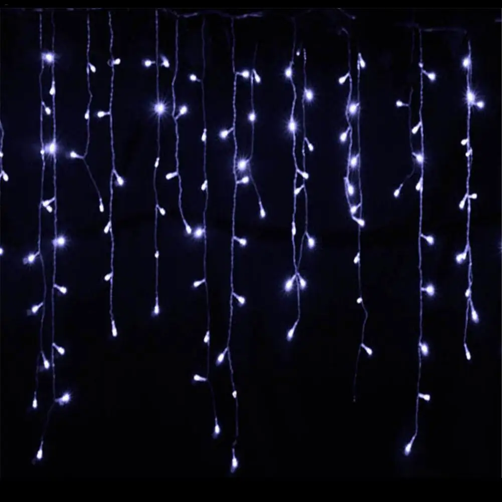 

Kaigelin LED Solar Fairy Lights 200 LED String Lights White/Blue Flashing Light String Solar Garland Lights Chain For Christmas