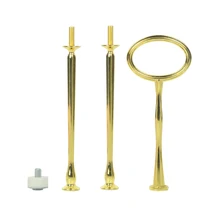 Овальная форма подставка для торта с ручками торта Stnd фитинги 3 ярусный Торт Стенд центр ручка