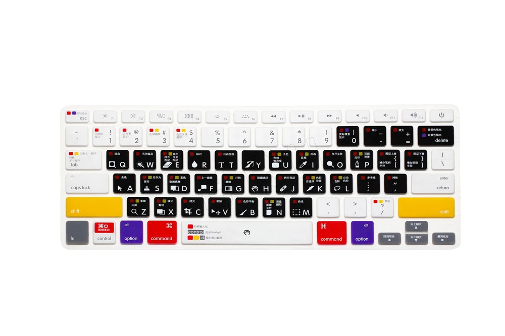 Силиконовая накладка на клавиатуру для Macbook Air Pro Retina 13 3 15 4 17 G6|Чехлы клавиатуры| |