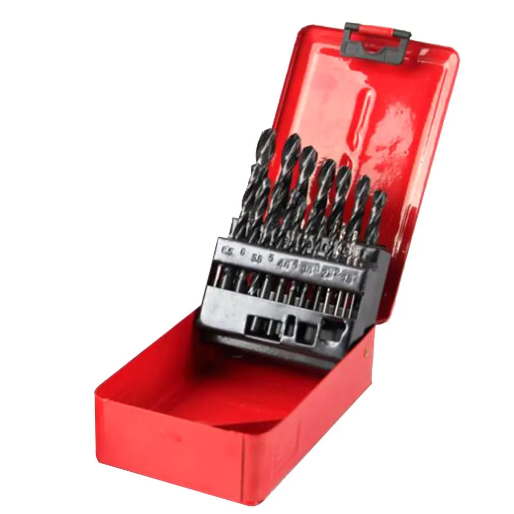 

6pcs M3-M10 Screw Tap Drill Bits Hss Taps Countersink Deburr Set Metric Combination Bit High Speed Steel 1/4 IN Quick Change