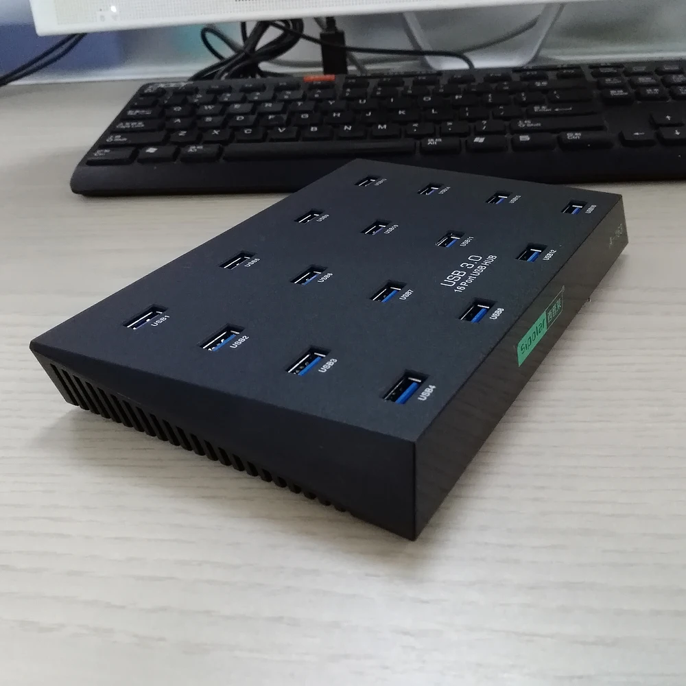 Multi Ports Industrial USB3.0 Hub for TF SD U disk Data Test Batch Copy
