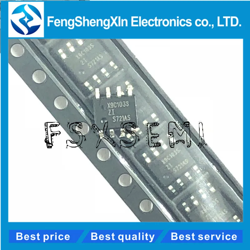 5pcs/lot X9C103SZI X9C103S X9C103SIZ Digital potentiometer IC SOP 8-in ...