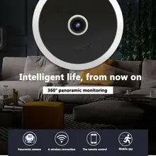 1080P V380 360 градусов панорамный рыбий глаз Wi-Fi ребенок, домашнее животное безопасности монитор IP камера