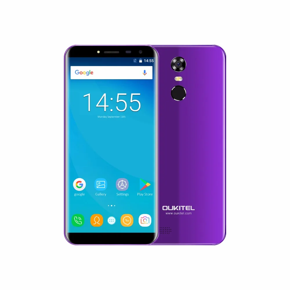 Oukitel C8 18:9 Дисплей 5.5 &quotСмартфон Android 7.0 MT6580A 4 ядра 3000 мАч 2 ГБ + 16 отпечатков пальцев
