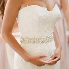 Роскошный свадебный пояс Хрустальный пояс лента из страз, ювелирный пояс свадебное платье с ремнем Brida