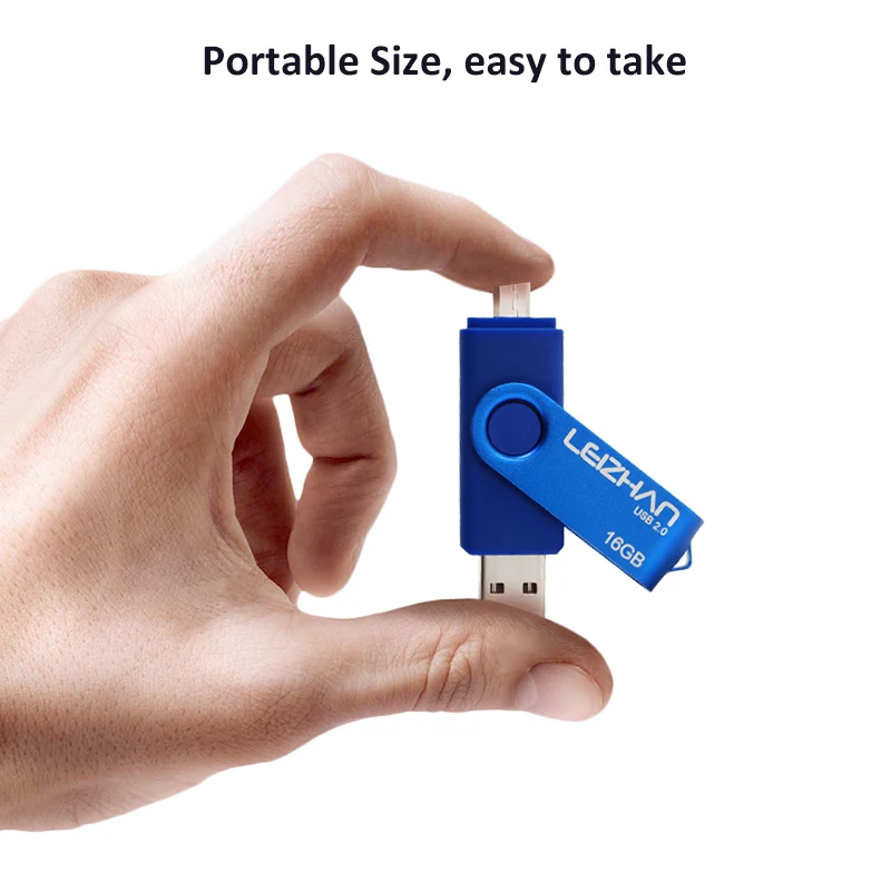 LEIZHAN USB Flash Drive Смартфон OTG U Карты Памяти Memory Stick 64 Г 32 16 8 4 Флэш Накопитель Micro