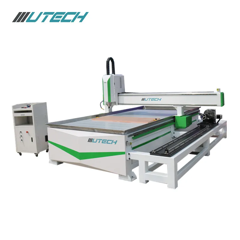 

Cylindrical products processing CNC router 1325 with rotary